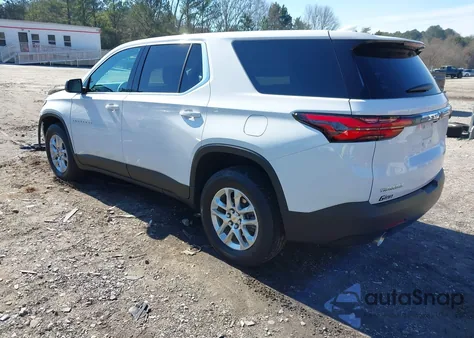 2022 Chevrolet Traverse Fwd Ls из США, поврежденный, VIN 1GNERFKW7NJ106521